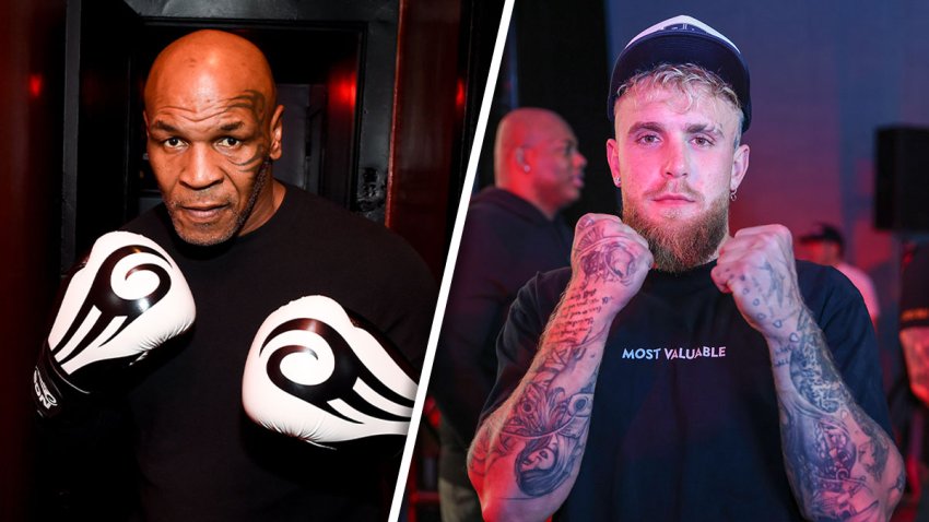 Mike Tyson (left) will face off against Jake Paul (right) on July 20 in Arlington.