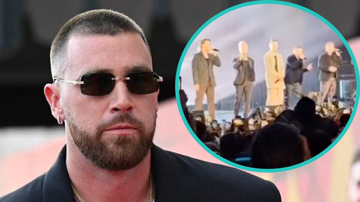 Travis Kelce attends Justin Timberlake concert without Taylor Swift