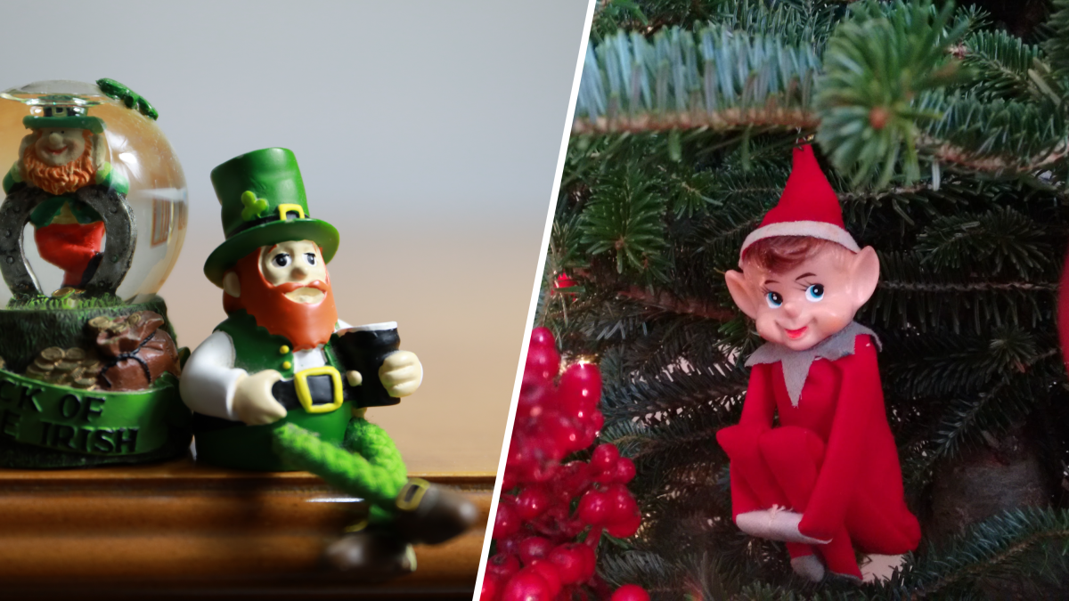 Are leprechauns the new Elf on the Shelf?