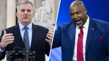 Democratic Attorney General Josh Stein (L) and Republican Lieutenant Governor Mark Robinson (R).