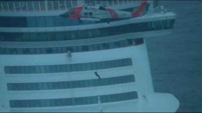 Video shows pregnant woman rescued from cruise ship near Puerto Rico