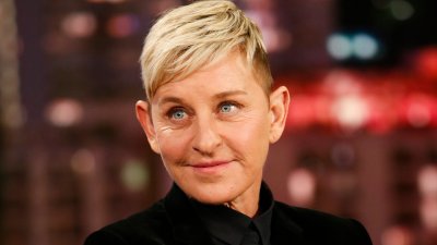 Ellen DeGeneres jokes about being ‘kicked out of show business'