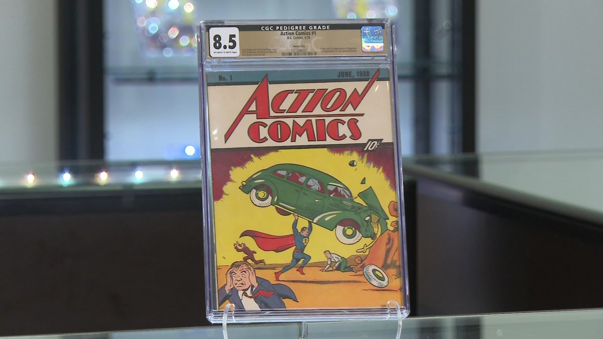 First comic e book to attribute Superman sells for  million in Texas