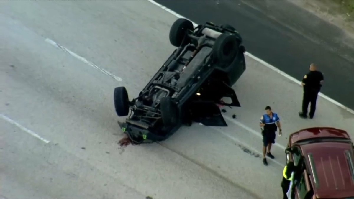 Driver hospitalized after rollover crash on Julia Tuttle Causeway – NBC ...