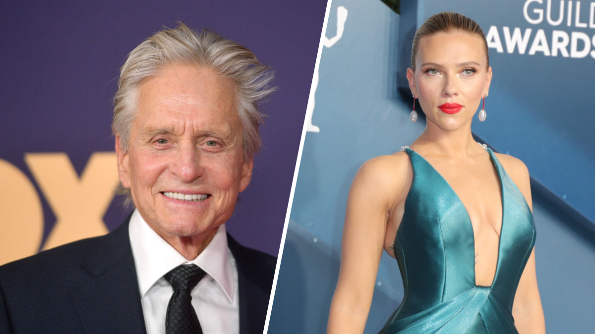 Michael Douglas reacts to finding out he and Scarlett Johansson are similar