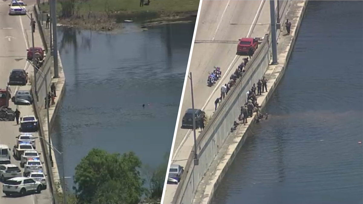 Suspect rescued after jumping into waterway following police pursuit in Miami-Dade – NBC 6 South Florida
