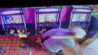 Man seen on video attacking gaming machines at Hialeah business with axe