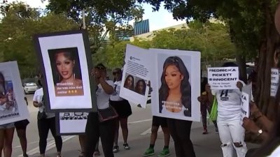 Protest in support of women charged in deadly shooting