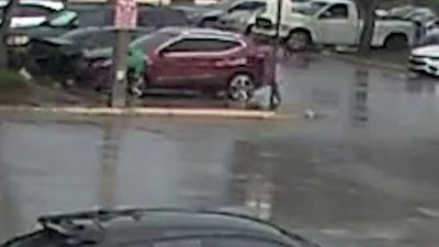 Surveillance shows woman ambushed and shot outside Miami Gardens library