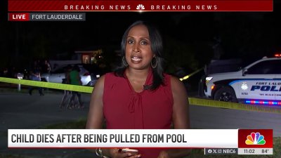 Child dies after being pulled from Fort Lauderdale pool