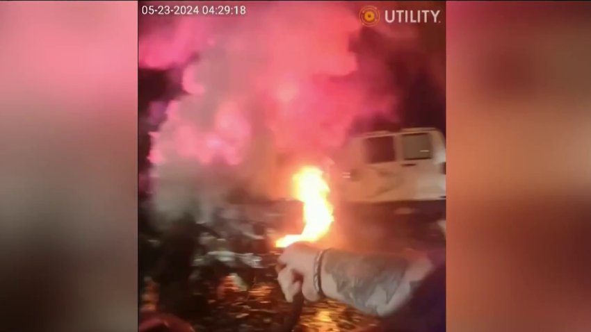 Bodycam shows Lauderhill officer running toward fiery crash