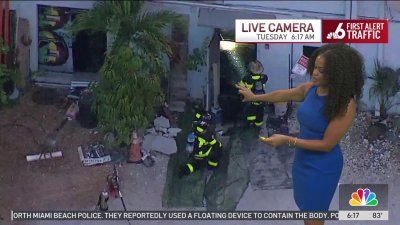 Traffic alert: Road closures reported after fire in Miami building