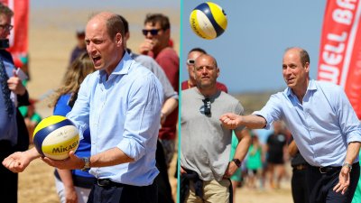 Prince William plays volleyball in royal beach outing amid Kate Middleton's cancer treatment