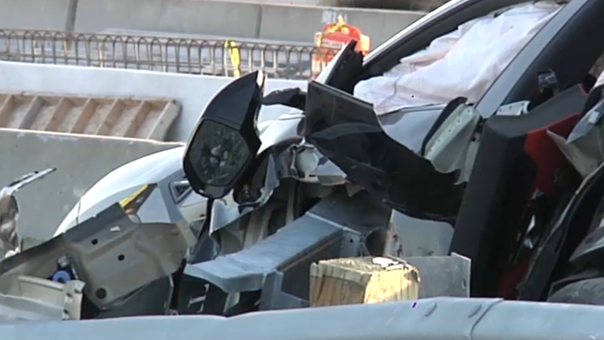 Lamborghini destroyed in crash involving Mustang on I-95 in Broward – NBC Miami