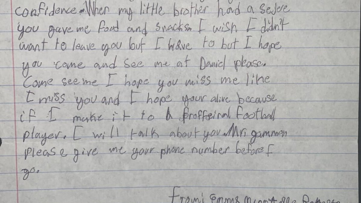 NFL rookie Ennis Rakestraw, Jr.’s letter thanking teacher goes viral