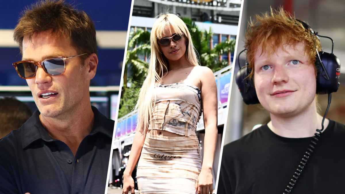 Tom Brady, Camilla Cabello, Ed Sheeran spotted at 2024 F1 Miami Grand