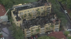 Demolition begins at Temple Court Apartments after massive fire displaces dozens