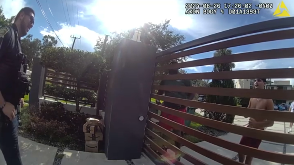 Bodycam video shows police respond to swatting call at YouTuber Jack ...