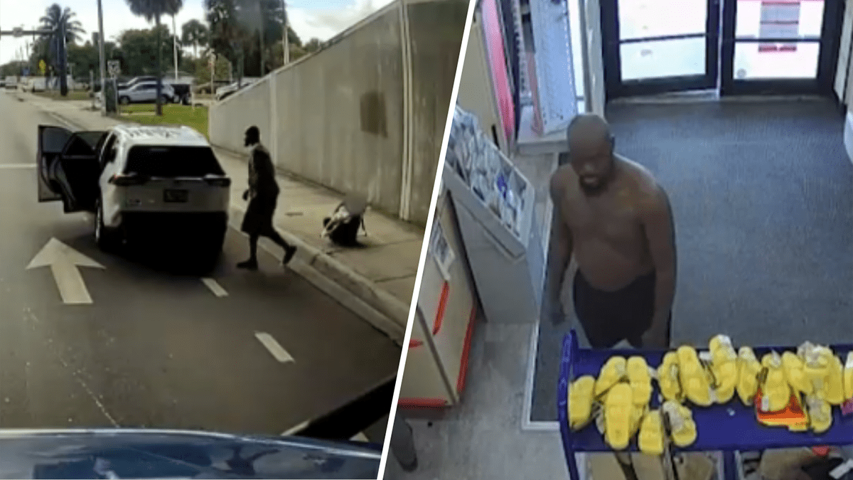 Video shows man leave 3-year-old on side of road after Oakland Park ...