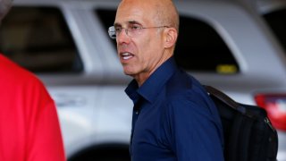 Jeffrey Katzenberg, film producer, at the Allen & Company Sun Valley Conference on July 06, 2022 in Sun Valley, Idaho.