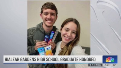 Hialeah Gardens High School grad honored with national award