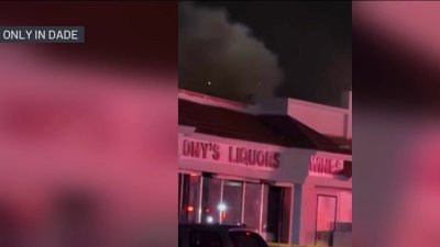 National Supermarket catches fire in Hialeah