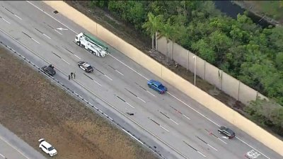 Pedestrian hit by vehicle attacks driver on the Sawgrass Expressway