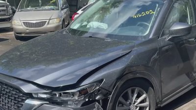 Dashcam captures hit-and-run crash on I-95