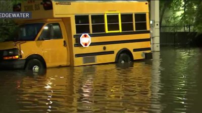 Edgewater sees flooded streets after day of heavy rain