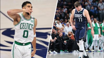 Doncic fouls out, Celtics hold off late Mavericks run, one win away from NBA title