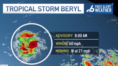 NBC6 First Alert Forecast for Tropical Storm Beryl – June 29, 2024
