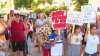 ‘We're not going': Residents of Palm Lakes Mobile Home Park protest eviction notices