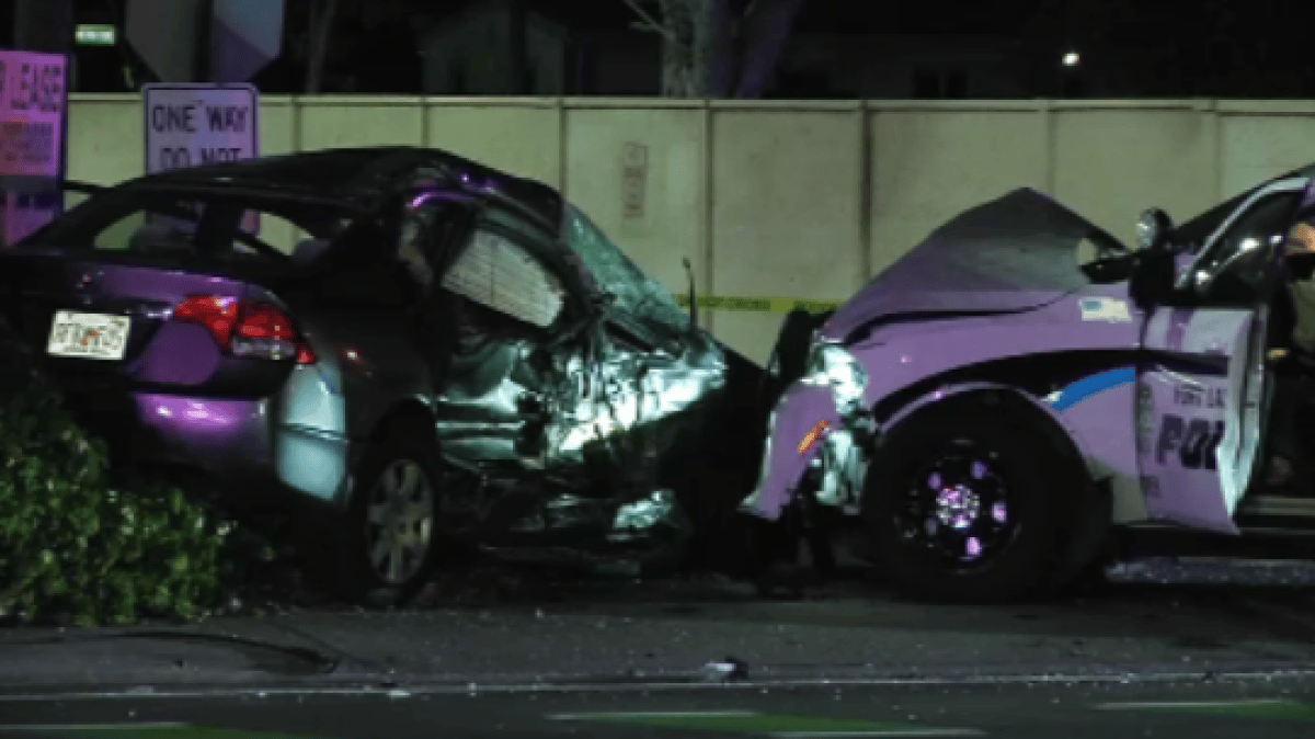 Driver dies after being hit by Fort Lauderdale officer: Police – NBC 6 ...