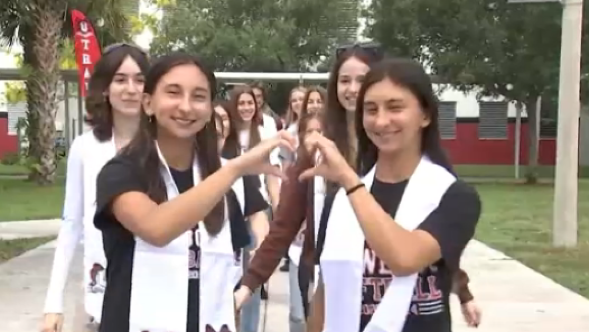 14 twin sets, 1 set of triplets graduating from Cooper City High NBC