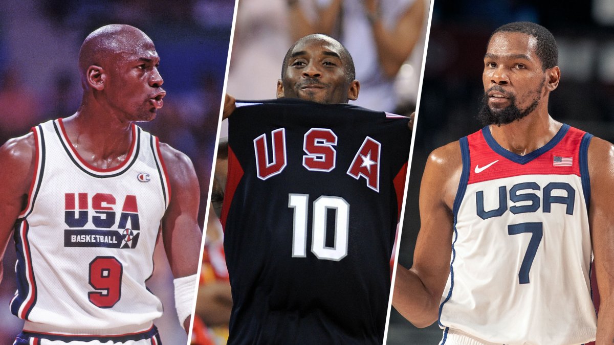 Team USA basketball jerseys throughout Olympic history NBC 6 South