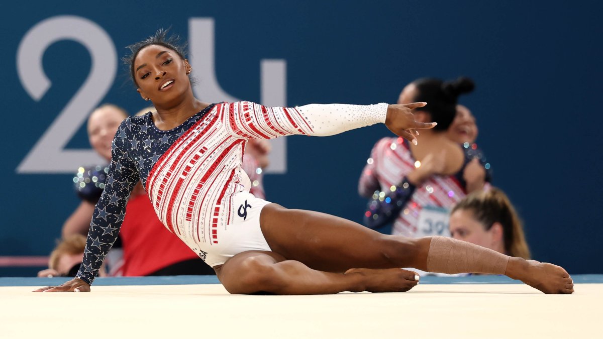 Simone Biles Floor Exercise 2024 Binny Cheslie