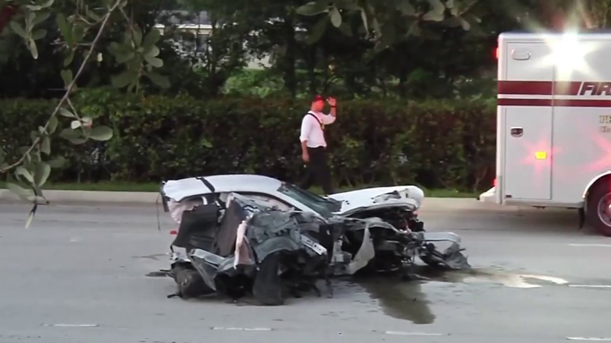 Cooper City fatal crash: driver arrested after car splits in half – NBC ...