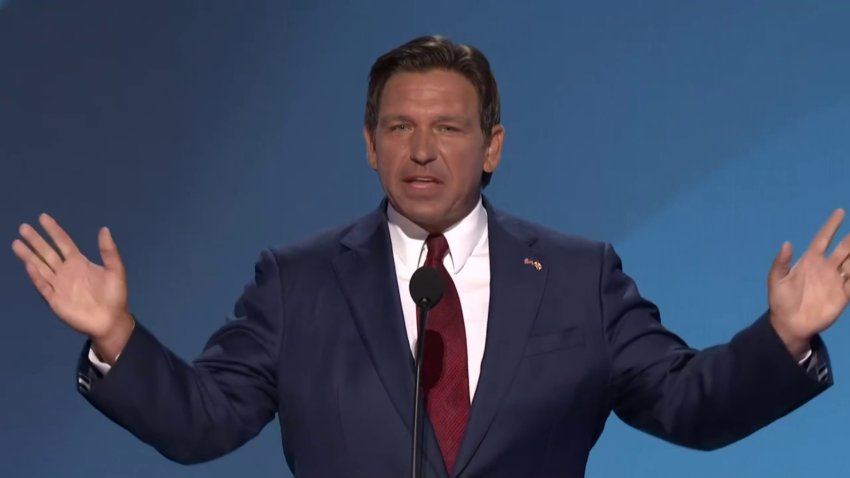 Ron DeSantis at RNC podium