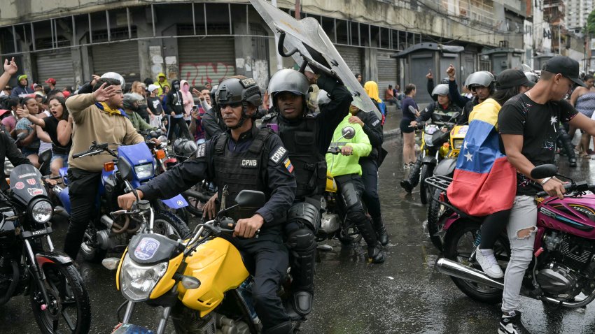 VENEZUELA-ELECTION-VOTE-AFTERMATH-PROTEST