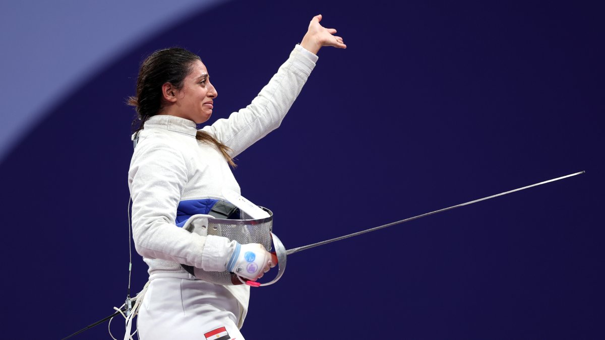 Egyptian fencer reveals she was 7 months pregnant at Olympics – NBC 6 ...