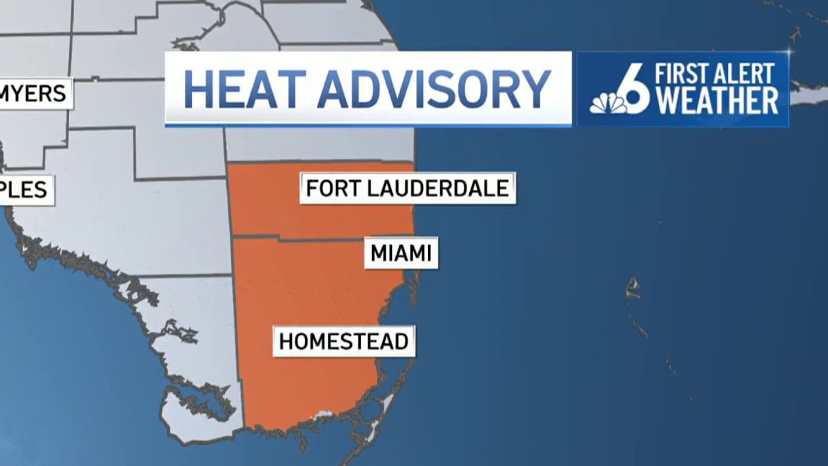 Heat advisory in effect for parts of Miami-Dade, Broward counties – NBC ...
