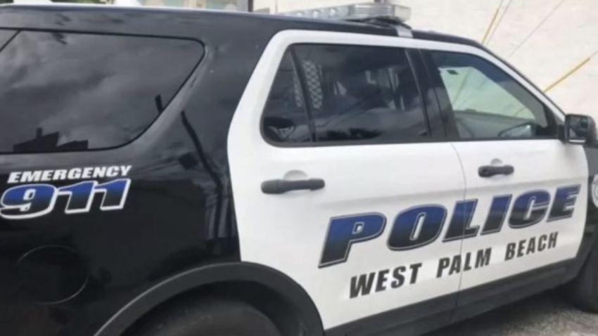 West Pam Beach Police Vehicle