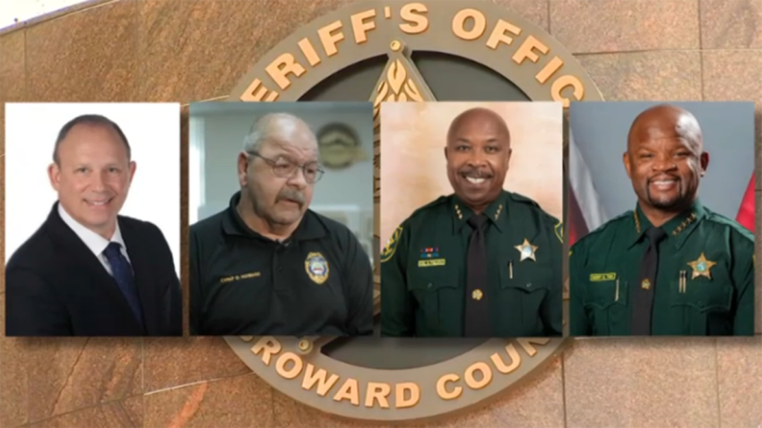 Steve Geller, David Howard and Alvin Pollock are all trying to beat Gregory Tony in the Broward Sheriff’s race.