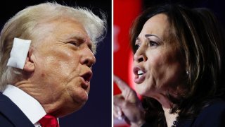 Republican presidential nominee and former U.S. President Donald Trump and U.S. Vice President Kamala Harris.