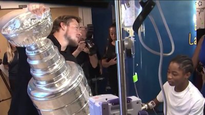 Florida Panthers surprises patients at Broward Health with Stanley Cup