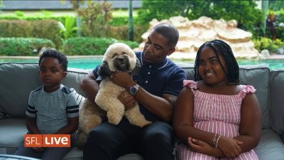 Jawan Strader and kids share the ‘pawsome' story of their furry family member