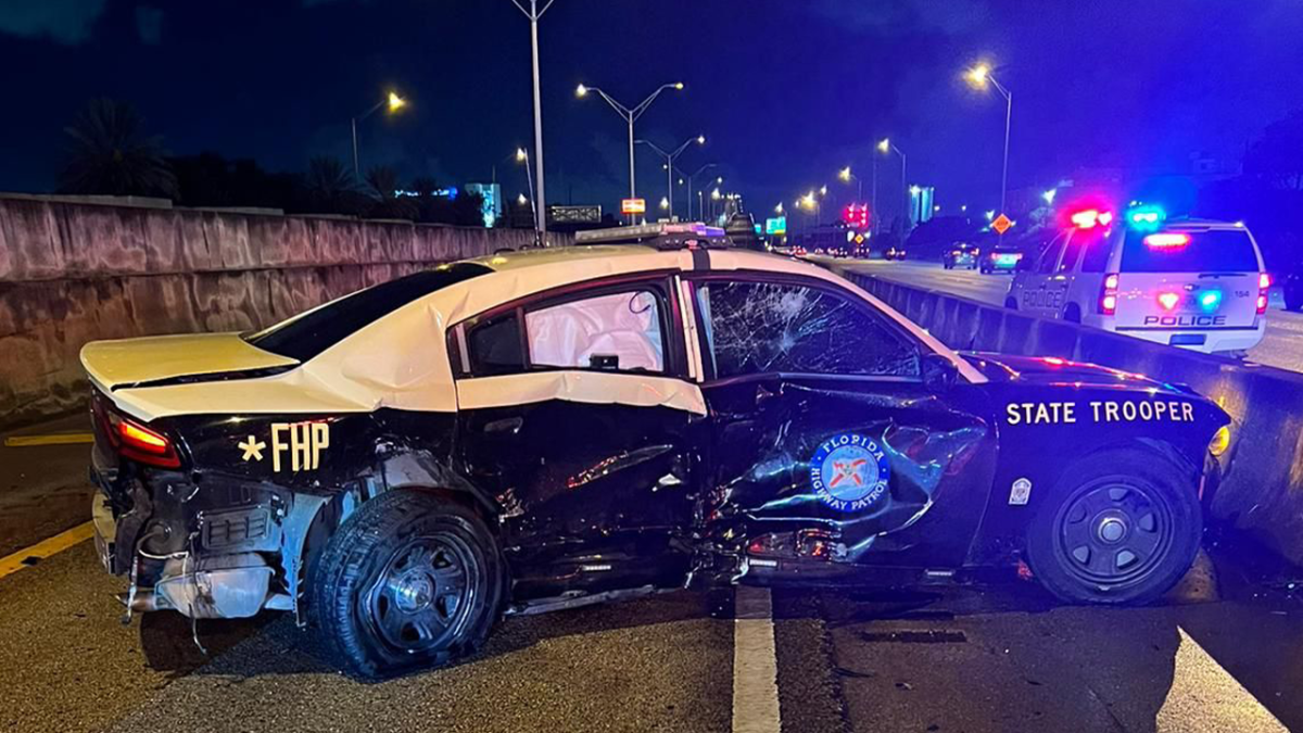 Trooper, driver hospitalized after crash on I-95 near Golden Glades ...