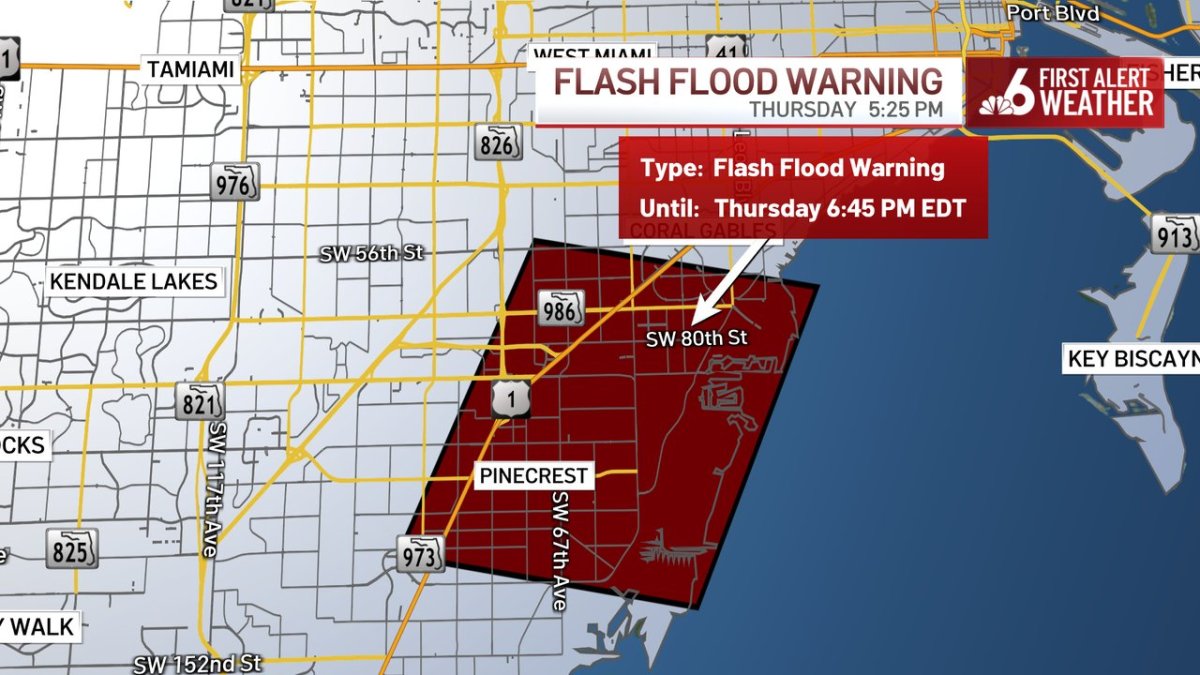 Flash Flood Warning issued for portion of Miami-Dade County expires ...