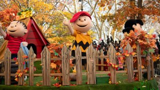 Charlie Brown of Peanuts attends the 2023 Macy's Thanksgiving Day Parade