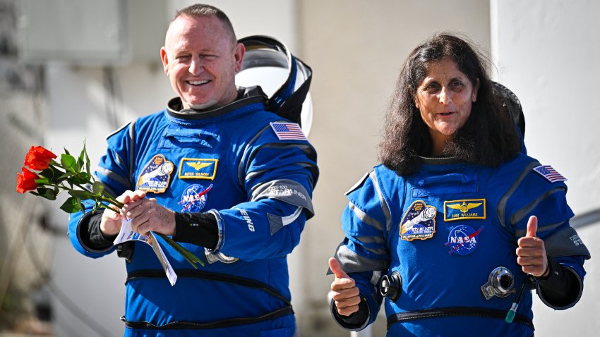 NASA astronauts Suni Williams and Butch Wilmore